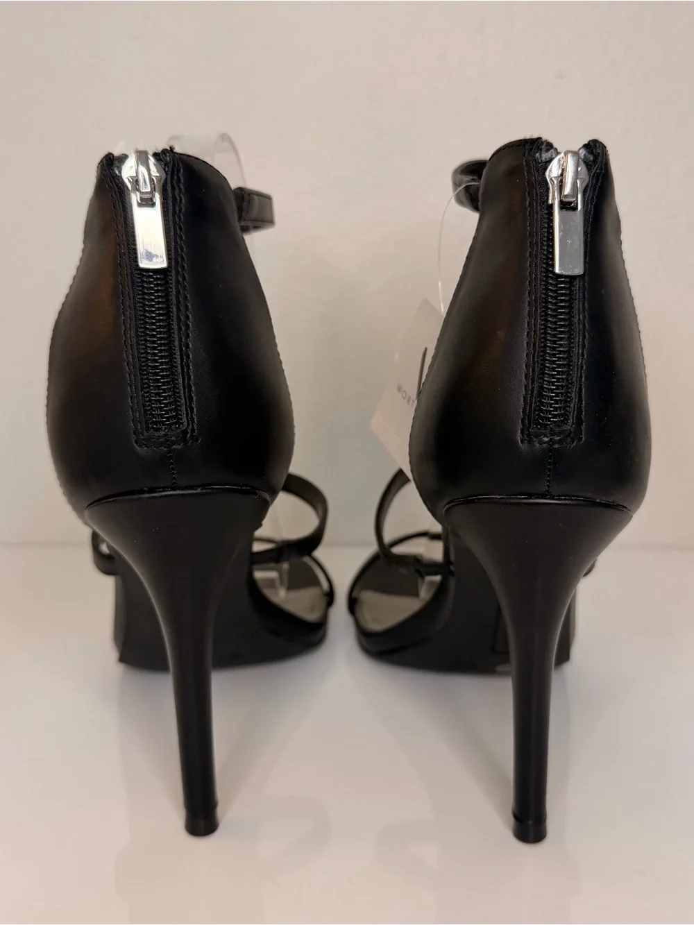 Worthington Black Strappy Stiletto Sandals - Picture 5 of 9